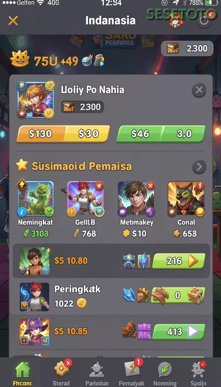 Screenshot Cai Shen Wins nomor 1